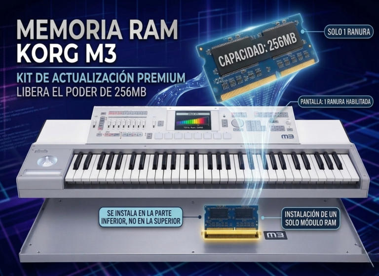 RAM Memory Expansion for Korg M3